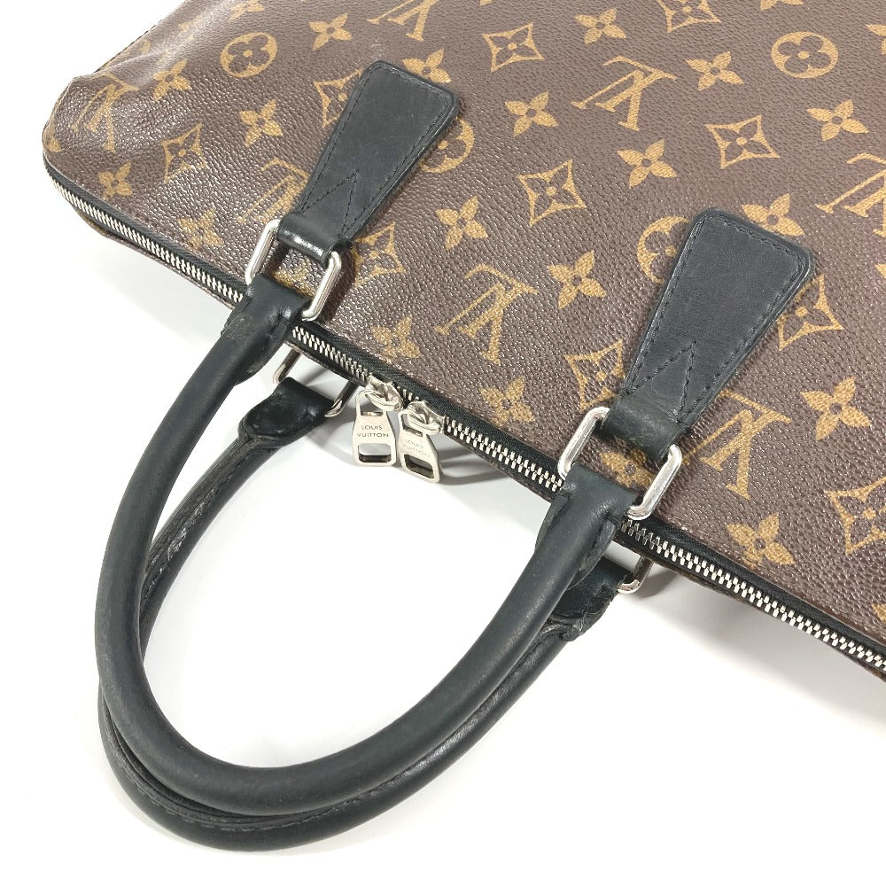 LOUIS VUITTON M40868 モノグラムマカサー ポルトドキュマン ジュール PDJ ビジネスバッグ カバン ハンドバッグ モノグラムマカサーキャンバス メンズ ブラウン