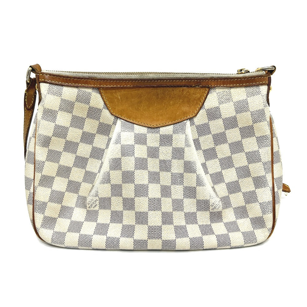 LOUIS VUITTON N41113 ダミエアズール シラクーサPM カバン 斜め掛け ショルダーバッグ ダミエアズールキャンバス レディース ホワイト