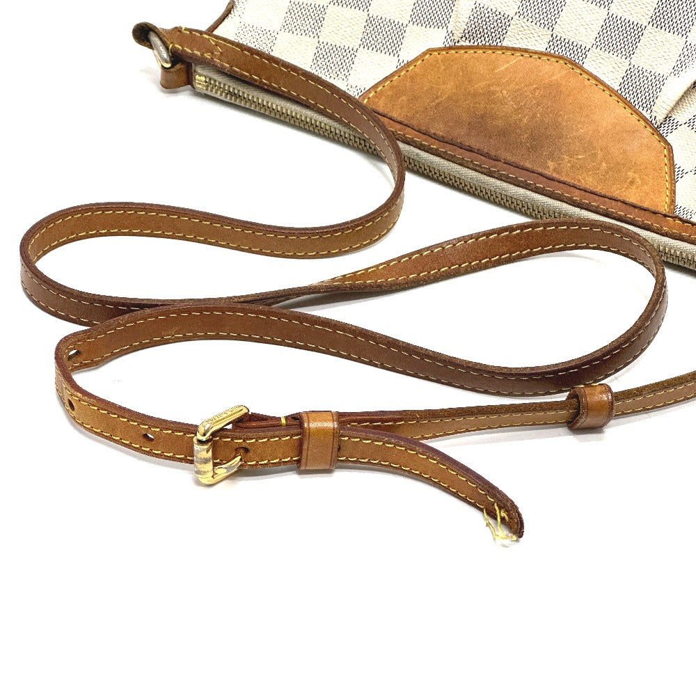 LOUIS VUITTON N41113 ダミエアズール シラクーサPM カバン 斜め掛け ショルダーバッグ ダミエアズールキャンバス レディース ホワイト