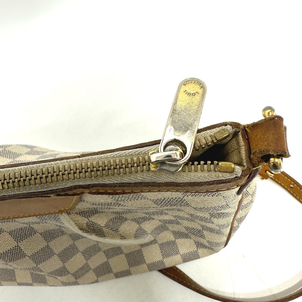 LOUIS VUITTON N41113 ダミエアズール シラクーサPM カバン 斜め掛け ショルダーバッグ ダミエアズールキャンバス レディース ホワイト