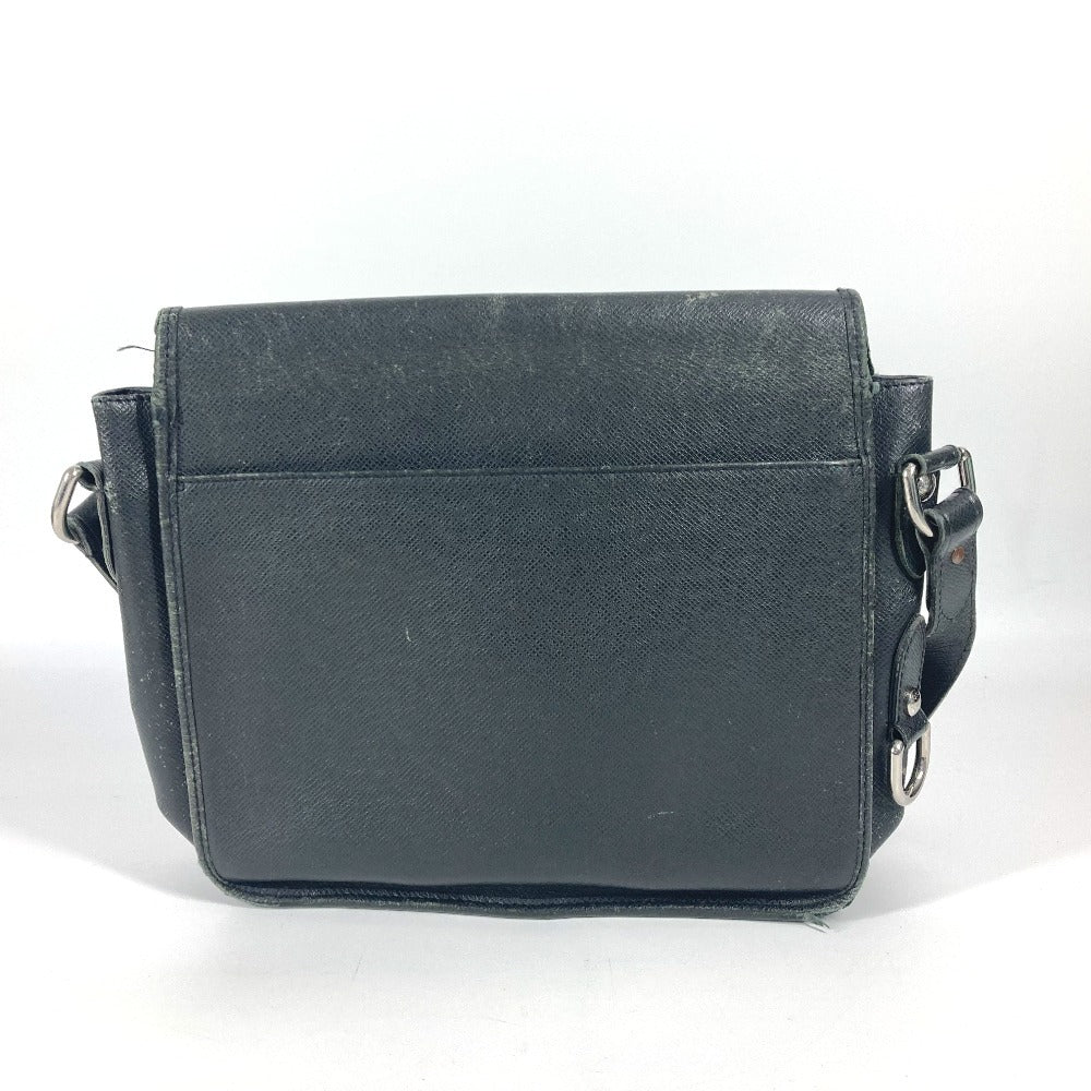 LOUIS VUITTON M32482 タイガ アンドレイ カバン 斜め掛け フラップ ショルダーバッグ タイガレザー ユニセックス アルドワーズ ブラック
