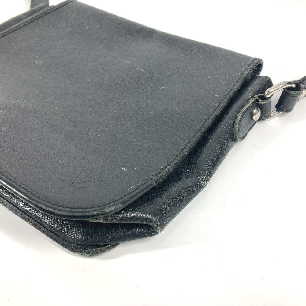 LOUIS VUITTON M32482 タイガ アンドレイ カバン 斜め掛け フラップ ショルダーバッグ タイガレザー ユニセックス アルドワーズ ブラック