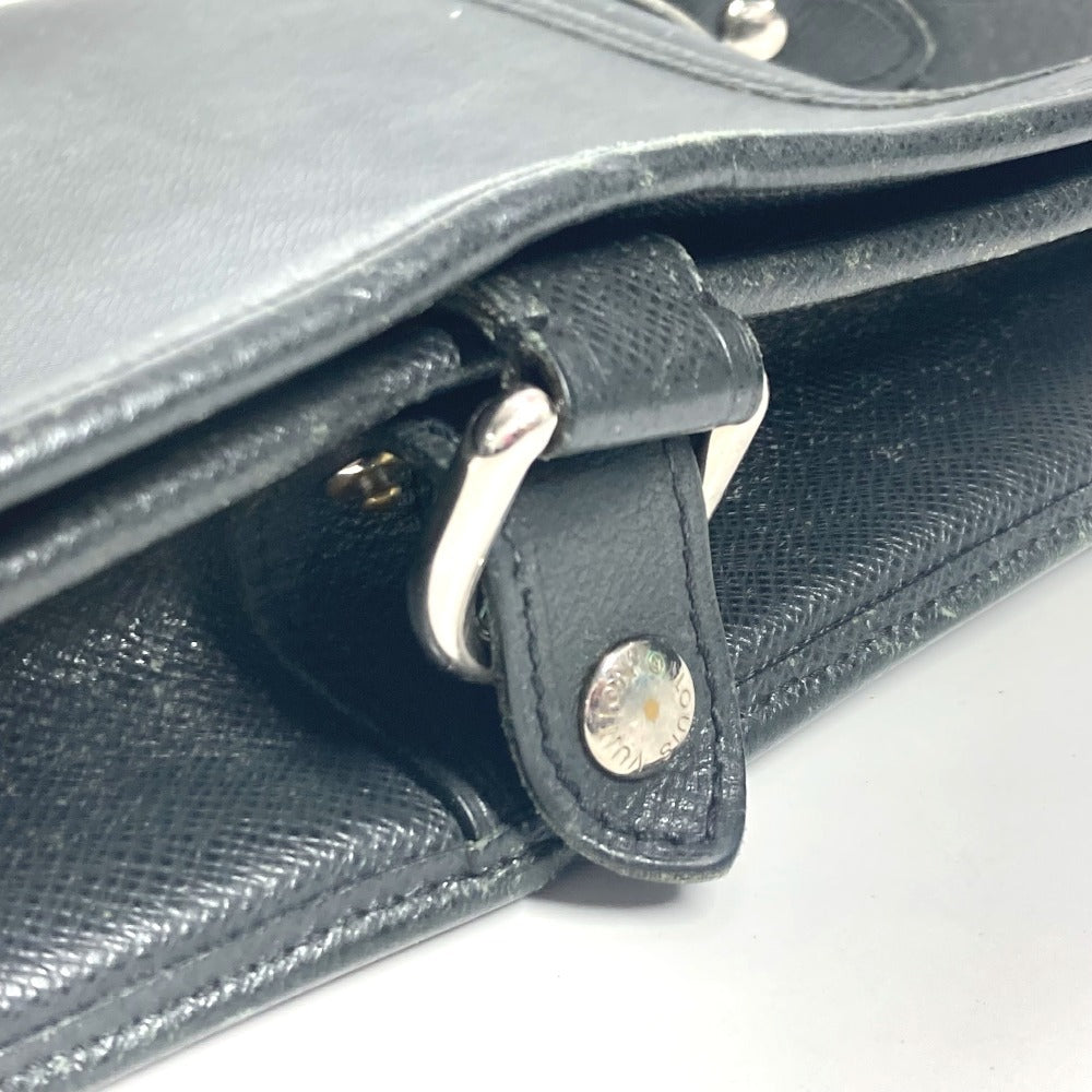 LOUIS VUITTON M32482 タイガ アンドレイ カバン 斜め掛け フラップ ショルダーバッグ タイガレザー ユニセックス アルドワーズ ブラック