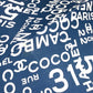 CHANEL バイシーライン パラプリュイ アンブレラ 折り畳み傘 ワンタッチ ポーチ付き 傘 コットン レディース ネイビー