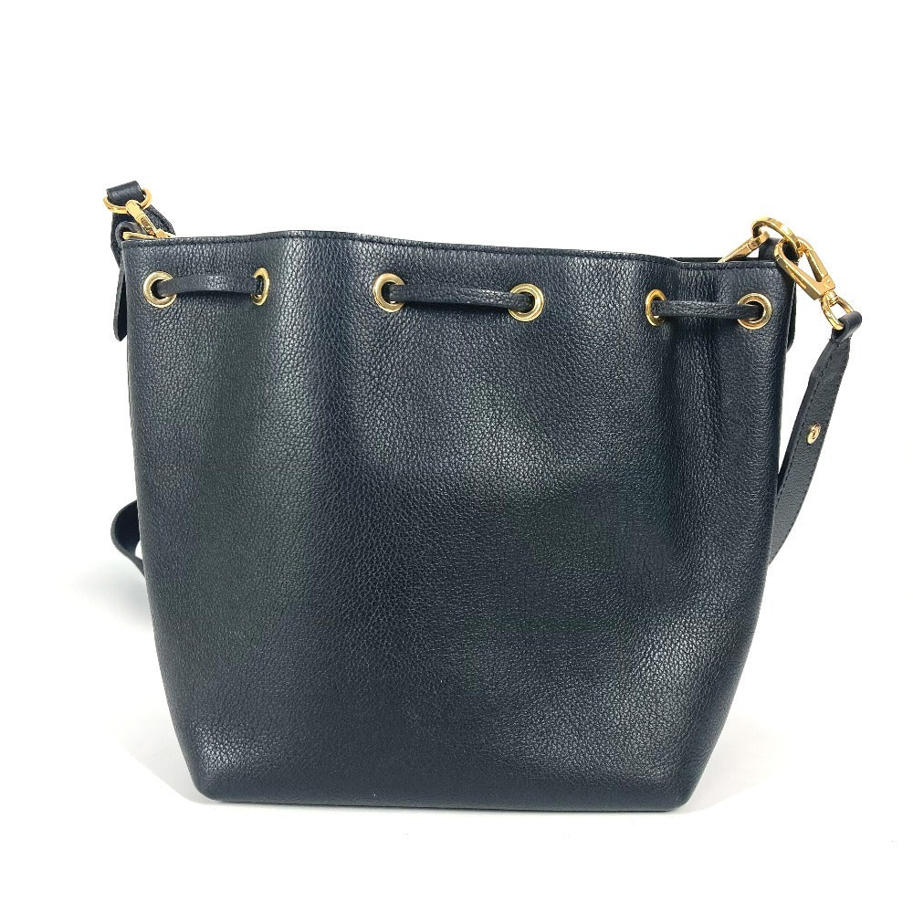 LOUIS VUITTON M57687 ロックミーバケットNV 巾着 2WAYバッグ ハンドバッグ 斜め掛け ショルダーバッグ レザー レディース ノワール ブラック