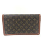 LOUIS VUITTON M51810 モノグラム ポシェットダムGM バック カバン ポーチ セカンドバッグ クラッチバッグ モノグラムキャンバス レディース ブラウン