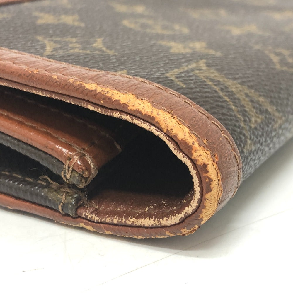 LOUIS VUITTON M51810 モノグラム ポシェットダムGM バック カバン ポーチ セカンドバッグ クラッチバッグ モノグラムキャンバス レディース ブラウン