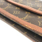 LOUIS VUITTON M51810 モノグラム ポシェットダムGM バック カバン ポーチ セカンドバッグ クラッチバッグ モノグラムキャンバス レディース ブラウン