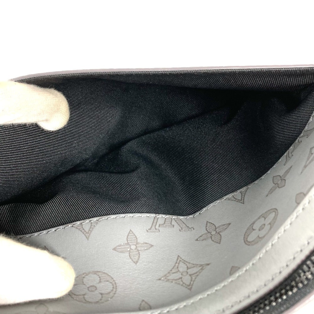 LOUIS VUITTON M46104 Monogram Shadow Duo Messenger Bag, Crossbody Bag, Clutch Bag, Shoulder Bag, Monogram Shadow Leather, Unisex, Gray