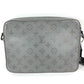 LOUIS VUITTON M46104 Monogram Shadow Duo Messenger Bag, Crossbody Bag, Clutch Bag, Shoulder Bag, Monogram Shadow Leather, Unisex, Gray