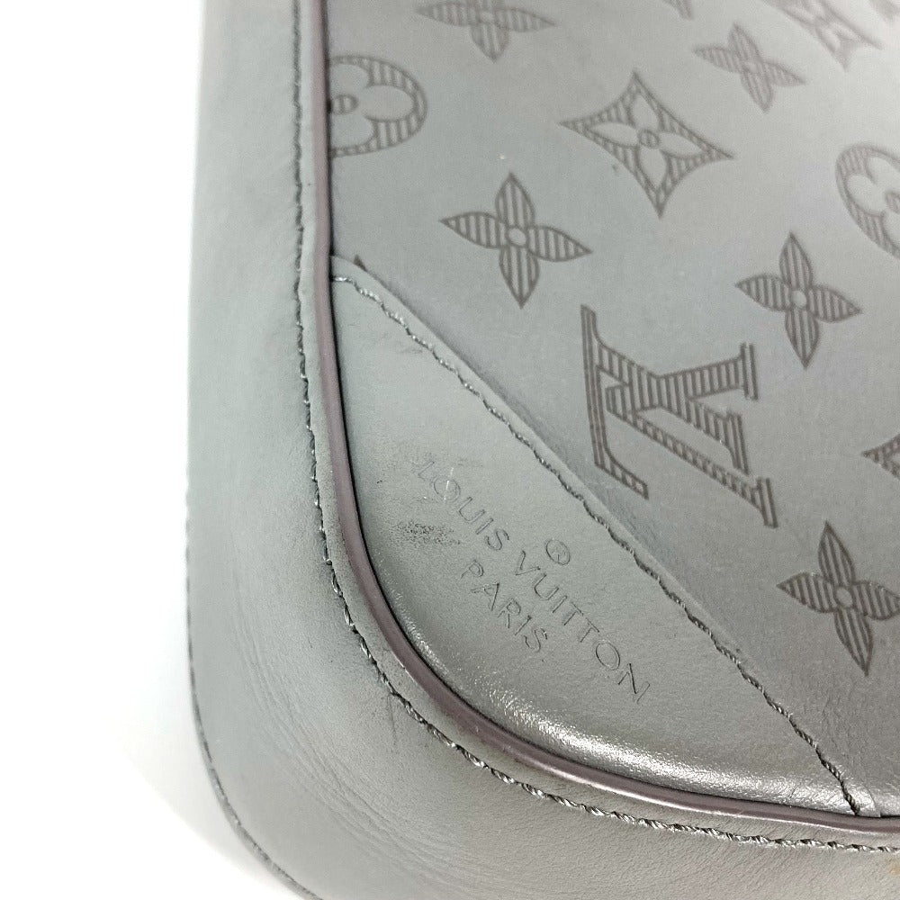 LOUIS VUITTON M46104 Monogram Shadow Duo Messenger Bag, Crossbody Bag, Clutch Bag, Shoulder Bag, Monogram Shadow Leather, Unisex, Gray