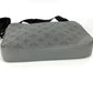 LOUIS VUITTON M46104 Monogram Shadow Duo Messenger Bag, Crossbody Bag, Clutch Bag, Shoulder Bag, Monogram Shadow Leather, Unisex, Gray