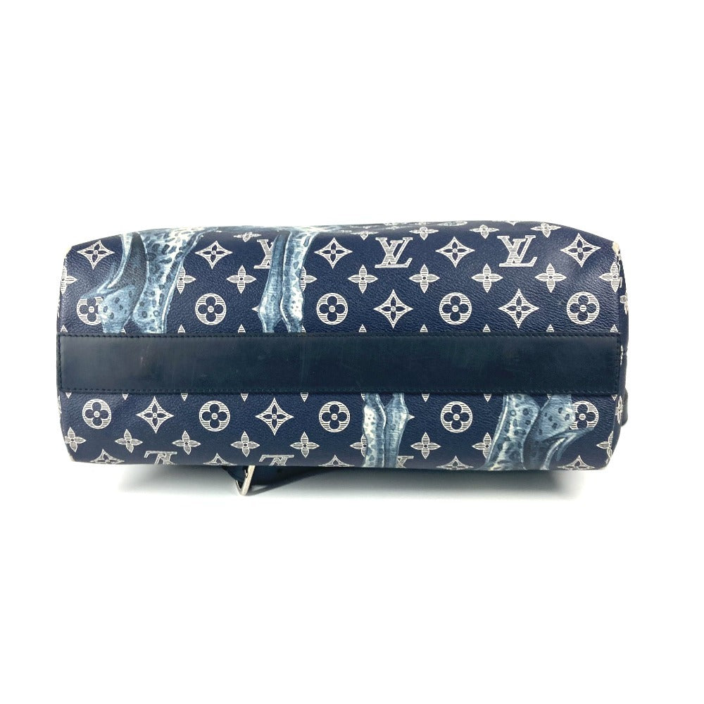LOUIS VUITTON M54127 モノグラムサバンナ ジェイク アンド ディノス チャップマン 2WAYバッグ ショルダーバッグ 斜め掛け トートバッグ モノグラムサバンナキャンバス ユニセックス アンクル ネイビー