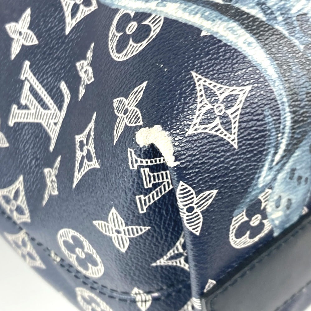 LOUIS VUITTON M54127 モノグラムサバンナ ジェイク アンド ディノス チャップマン 2WAYバッグ ショルダーバッグ 斜め掛け トートバッグ モノグラムサバンナキャンバス ユニセックス アンクル ネイビー