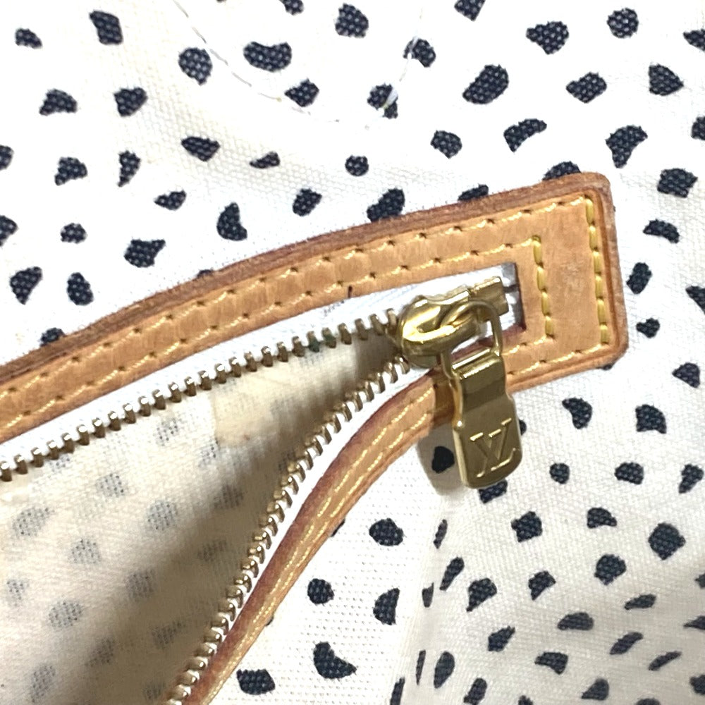 LOUIS VUITTON M40684 Monogram Pumpkin Dot Neverfull MM Yayoi Kusama Collaboration Tote Bag Shoulder Bag MonogramCanvas White/Brown Used