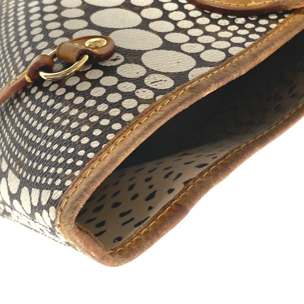 LOUIS VUITTON M40684 モノグラム パンプキンドット ネヴァーフルMM カバン 草間彌生コラボ トートバッグ ショルダーバッグ モノグラムキャンバス レディース ホワイト
