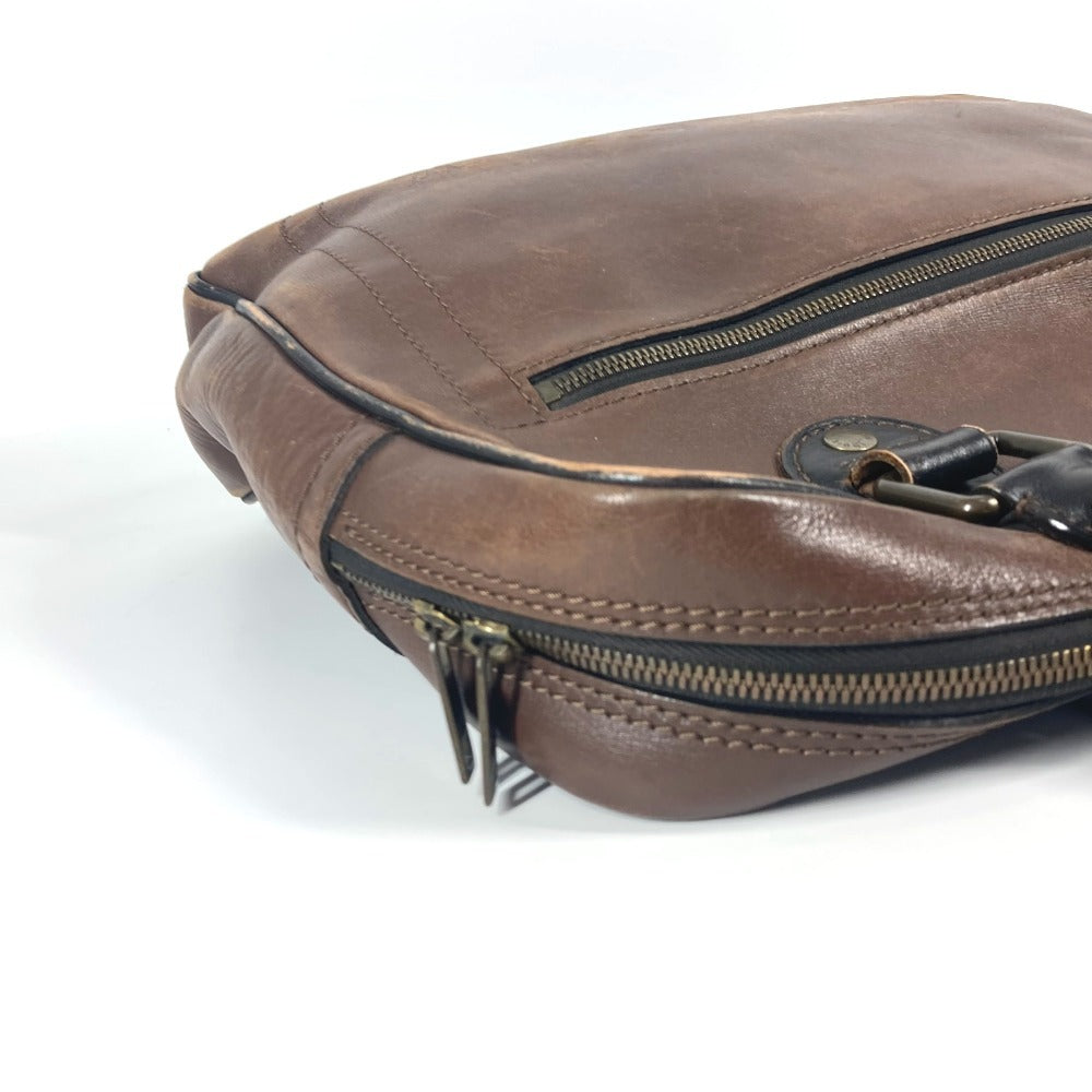 LOUIS VUITTON M92532 Utah Yulong Handbag, Tote Bag, Briefcase, Business Bag, Utah Leather, Men's, Brown