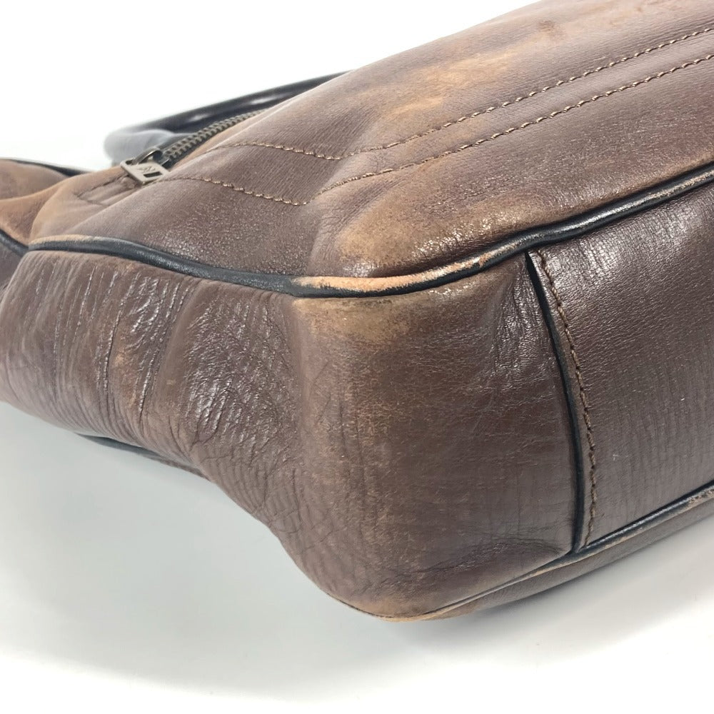 LOUIS VUITTON M92532 Utah Yulong Handbag, Tote Bag, Briefcase, Business Bag, Utah Leather, Men's, Brown