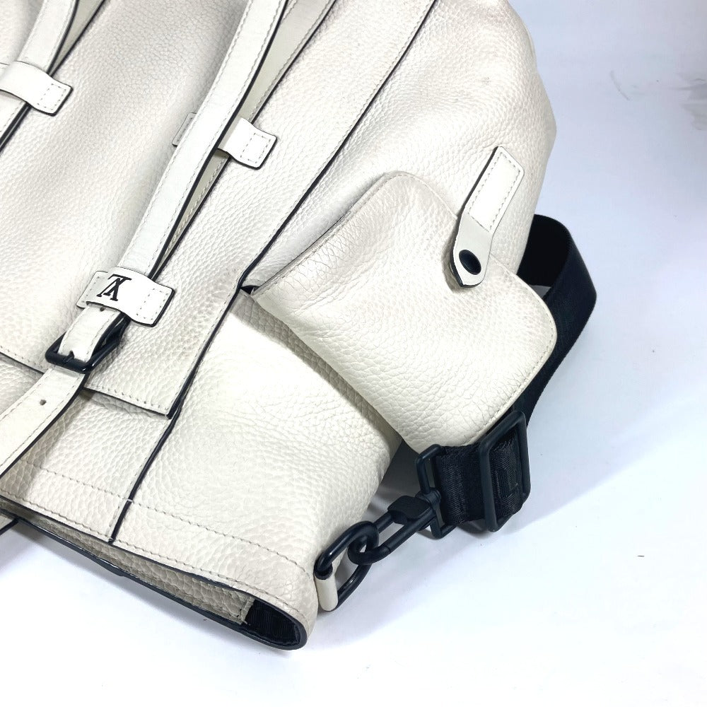 LOUIS VUITTON M58477 モノグラム クリストファートート カバン 2WAYバッグ トートバッグ 斜め掛け ショルダーバッグ トリヨンレザー ユニセックス ブロン ホワイト