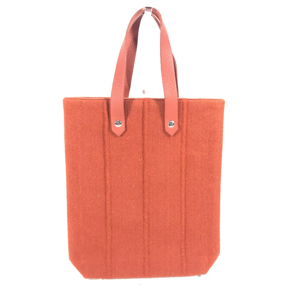 HERMES アメダバ PM カバン トートバッグ ミニバッグ ミニトート 手提げ バッグ ハンドバッグ ウール レディース オレンジ