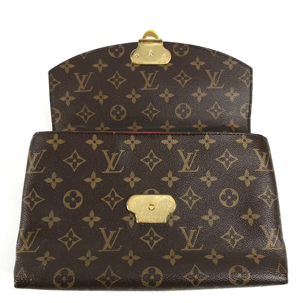 LOUIS VUITTON M43713 モノグラム サンプラシード カバン 斜め掛け チェーンバッグ ポシェット フラップ ショルダーバッグ モノグラムキャンバス レディース ブラウン