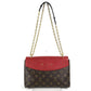 LOUIS VUITTON M43713 モノグラム サンプラシード カバン 斜め掛け チェーンバッグ ポシェット フラップ ショルダーバッグ モノグラムキャンバス レディース ブラウン