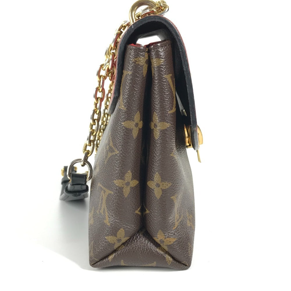LOUIS VUITTON M43713 モノグラム サンプラシード カバン 斜め掛け チェーンバッグ ポシェット フラップ ショルダーバッグ モノグラムキャンバス レディース ブラウン