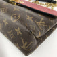 LOUIS VUITTON M43713 モノグラム サンプラシード カバン 斜め掛け チェーンバッグ ポシェット フラップ ショルダーバッグ モノグラムキャンバス レディース ブラウン