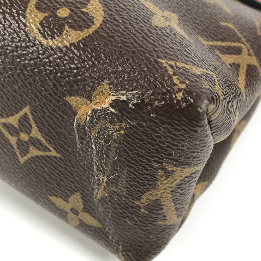 LOUIS VUITTON M43713 モノグラム サンプラシード カバン 斜め掛け チェーンバッグ ポシェット フラップ ショルダーバッグ モノグラムキャンバス レディース ブラウン