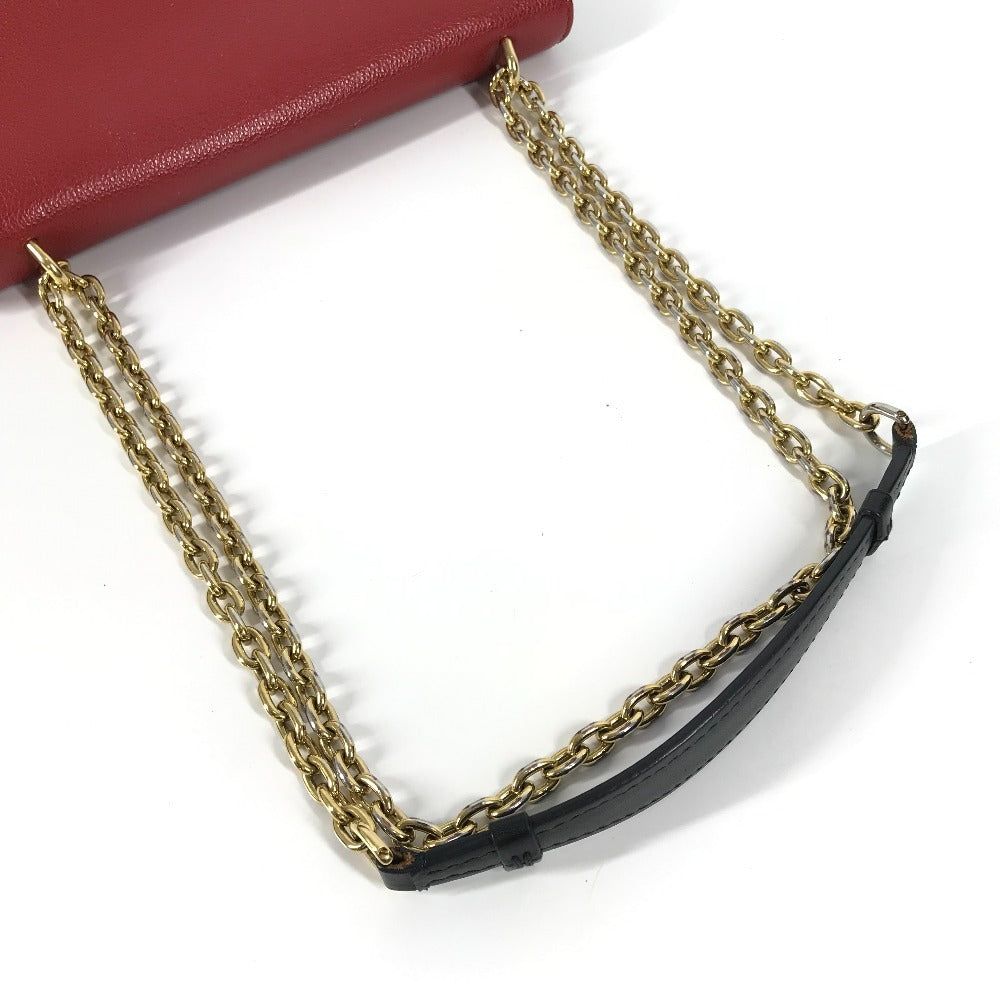 LOUIS VUITTON M43713 モノグラム サンプラシード カバン 斜め掛け チェーンバッグ ポシェット フラップ ショルダーバッグ モノグラムキャンバス レディース ブラウン