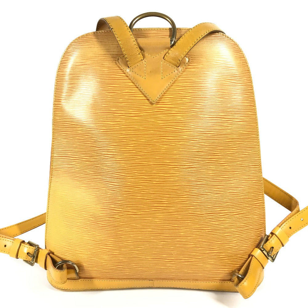 LOUIS VUITTON M52299 エピ コブラン リュック カバン バックパック リュックサック エピレザー ユニセックス タッシリイエロー イエロー