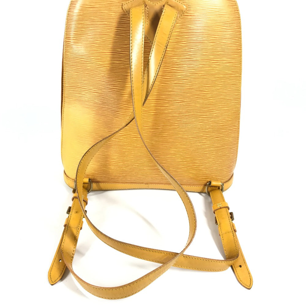 LOUIS VUITTON M52299 エピ コブラン リュック カバン バックパック リュックサック エピレザー ユニセックス タッシリイエロー イエロー