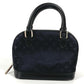 LOUIS VUITTON M92146 モノグラムサテン リトルアルマ カバン ミニバッグ ポーチ ハンドバッグ サテン/レザー レディース ノワール ブラック