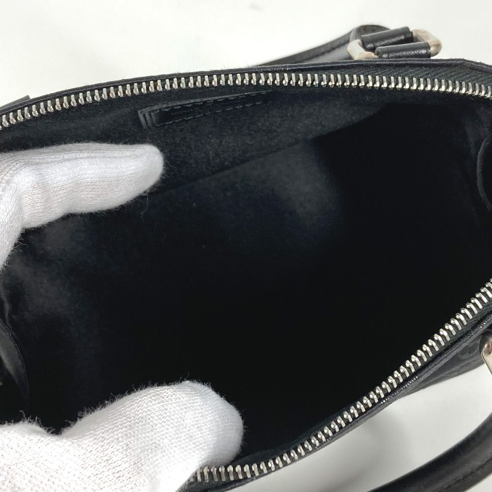 LOUIS VUITTON M92146 モノグラムサテン リトルアルマ カバン ミニバッグ ポーチ ハンドバッグ サテン/レザー レディース ノワール ブラック
