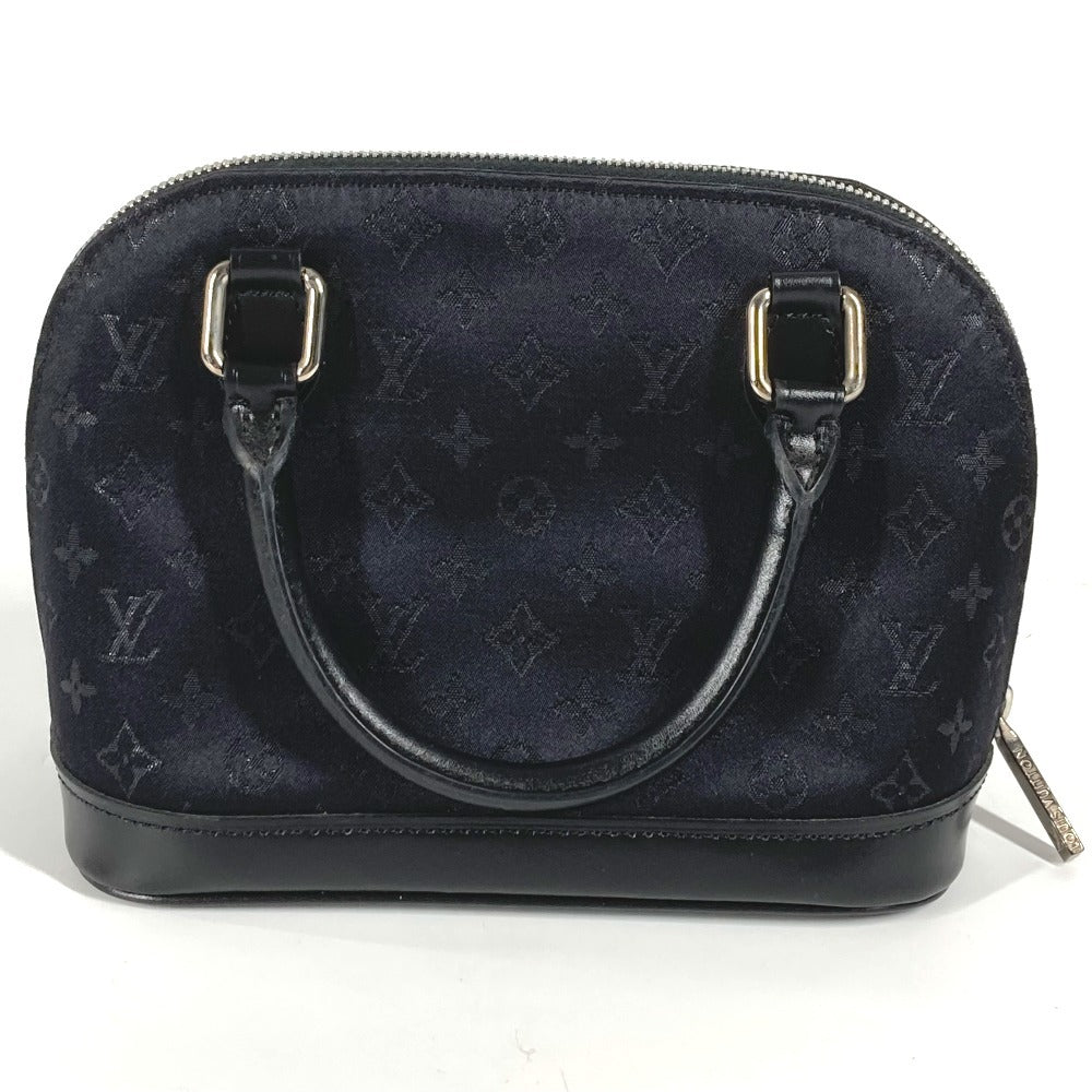 LOUIS VUITTON M92146 モノグラムサテン リトルアルマ カバン ミニバッグ ポーチ ハンドバッグ サテン/レザー レディース ノワール ブラック