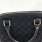 LOUIS VUITTON M92146 モノグラムサテン リトルアルマ カバン ミニバッグ ポーチ ハンドバッグ サテン/レザー レディース ノワール ブラック