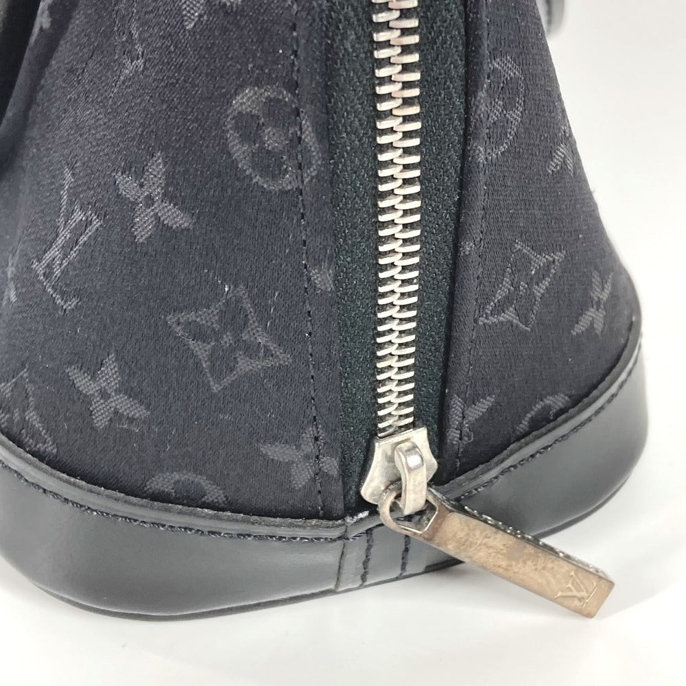 LOUIS VUITTON M92146 モノグラムサテン リトルアルマ カバン ミニバッグ ポーチ ハンドバッグ サテン/レザー レディース ノワール ブラック