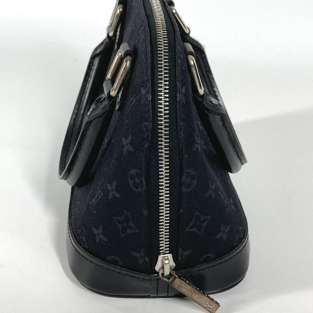LOUIS VUITTON M92146 モノグラムサテン リトルアルマ カバン ミニバッグ ポーチ ハンドバッグ サテン/レザー レディース ノワール ブラック