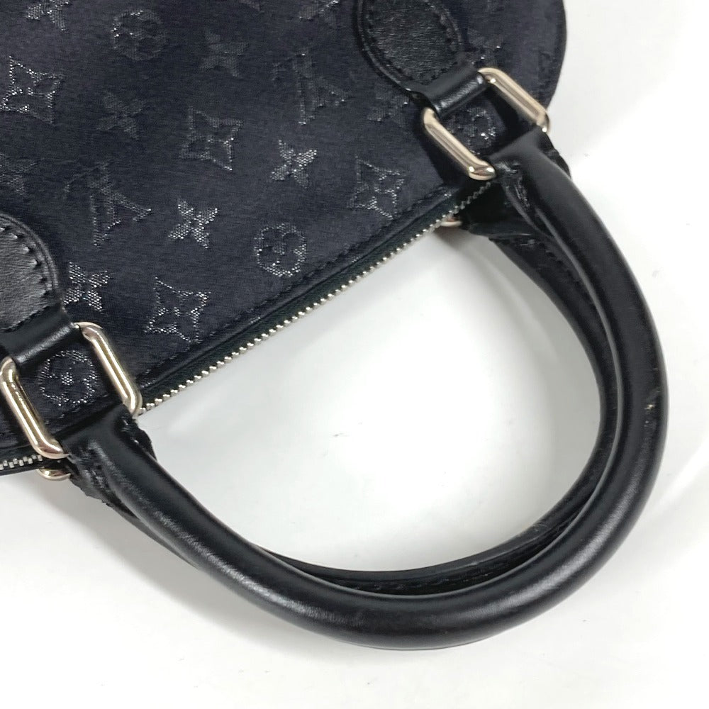 LOUIS VUITTON M92146 モノグラムサテン リトルアルマ カバン ミニバッグ ポーチ ハンドバッグ サテン/レザー レディース ノワール ブラック
