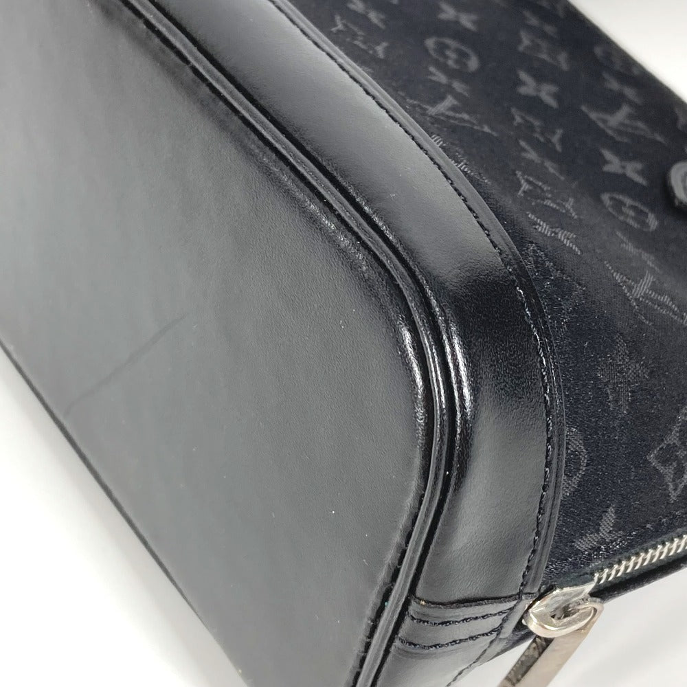 LOUIS VUITTON M92146 モノグラムサテン リトルアルマ カバン ミニバッグ ポーチ ハンドバッグ サテン/レザー レディース ノワール ブラック