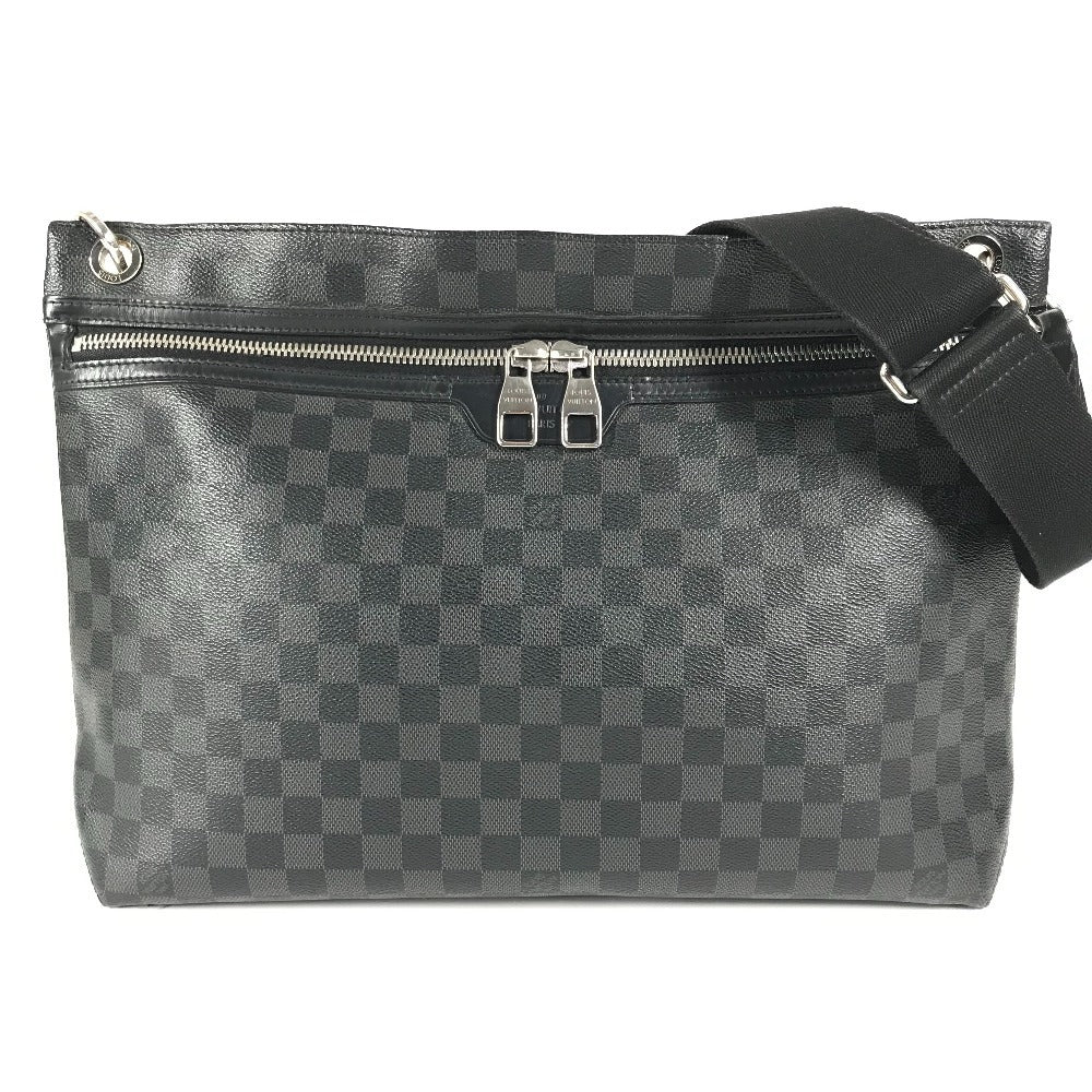 LOUIS VUITTON N41656 ダミエグラフィット ハンター カバン 斜め掛け ショルダーバッグ ダミエグラフィットキャンバス ユニセックス ブラック