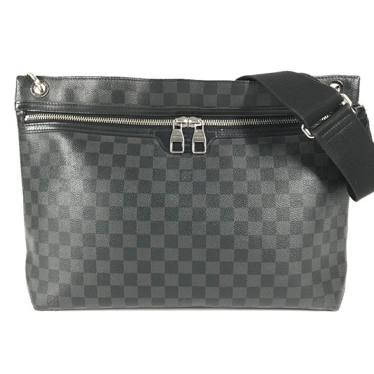 LOUIS VUITTON N41656 ダミエグラフィット ハンター カバン 斜め掛け ショルダーバッグ ダミエグラフィットキャンバス ユニセックス ブラック