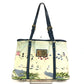 LOUIS VUITTON M93769 Ior Cabas PM Escale Shoulder Tote Bag, Canvas, Women's, Blue