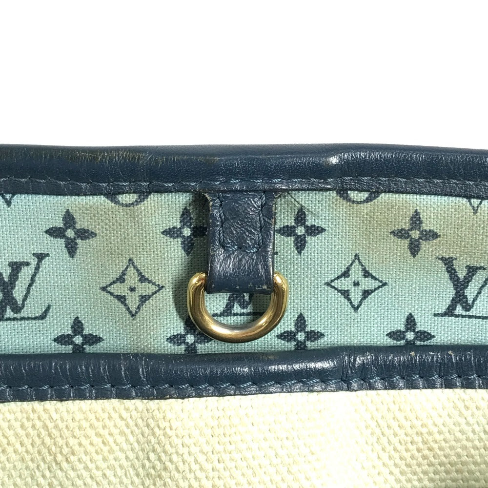 LOUIS VUITTON M93769 Ior Cabas PM Escale Shoulder Tote Bag, Canvas, Women's, Blue