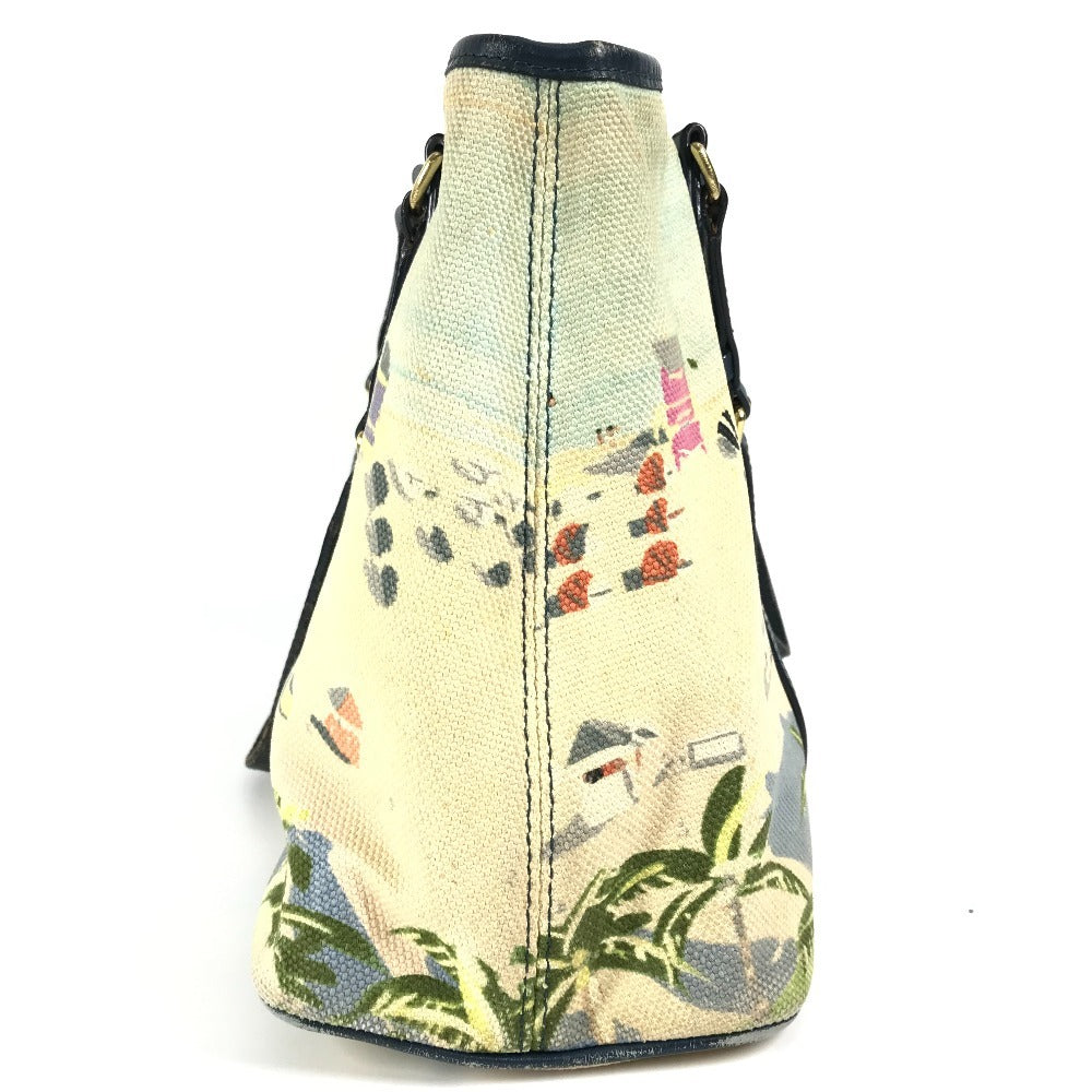 LOUIS VUITTON M93769 Ior Cabas PM Escale Shoulder Tote Bag, Canvas, Women's, Blue
