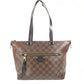 LOUIS VUITTON N41012 ダミエ イエナPM トートバッグ カバン 肩掛け ショルダーバッグ ダミエキャンバス レディース エベヌ ブラウン
