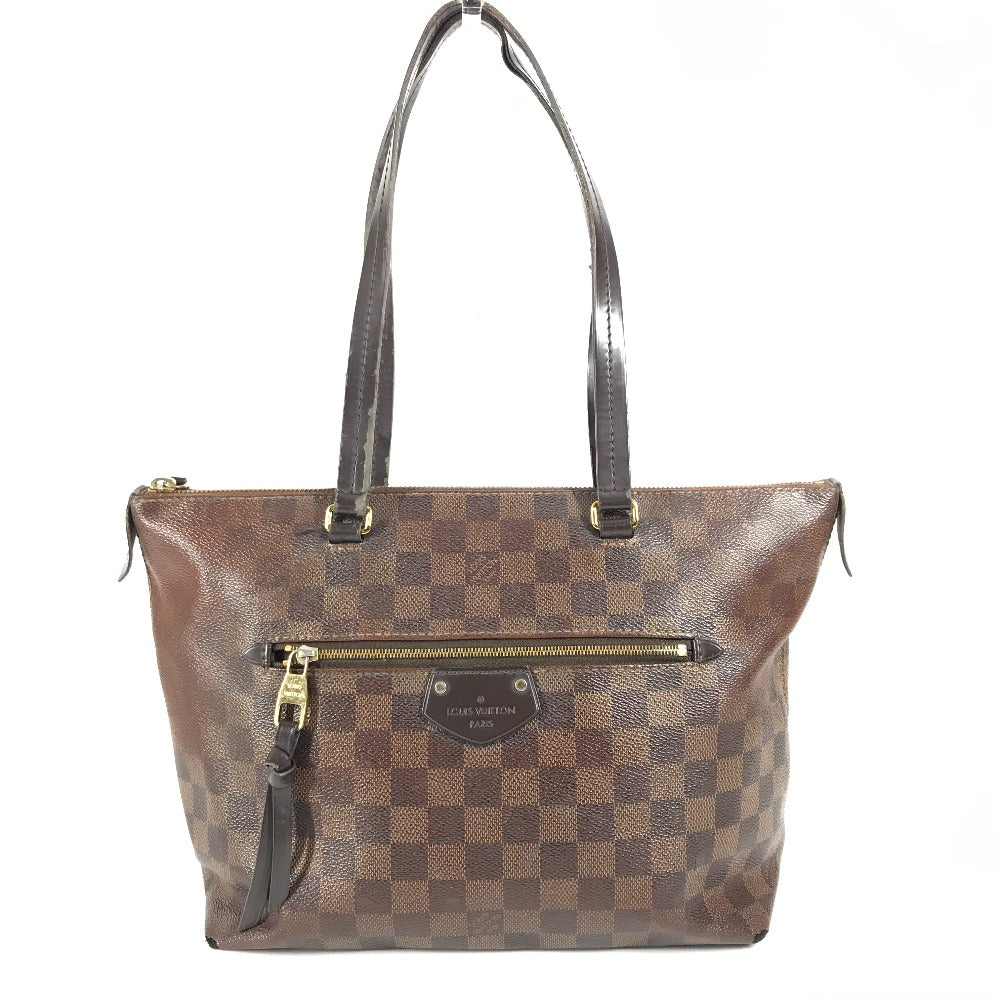 LOUIS VUITTON N41012 ダミエ イエナPM トートバッグ カバン 肩掛け ショルダーバッグ ダミエキャンバス レディース エベヌ ブラウン