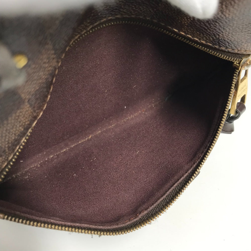 LOUIS VUITTON N41012 ダミエ イエナPM トートバッグ カバン 肩掛け ショルダーバッグ ダミエキャンバス レディース エベヌ ブラウン