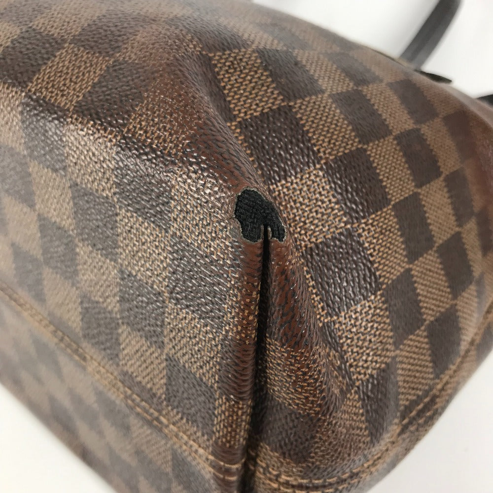 LOUIS VUITTON N41012 ダミエ イエナPM トートバッグ カバン 肩掛け ショルダーバッグ ダミエキャンバス レディース エベヌ ブラウン