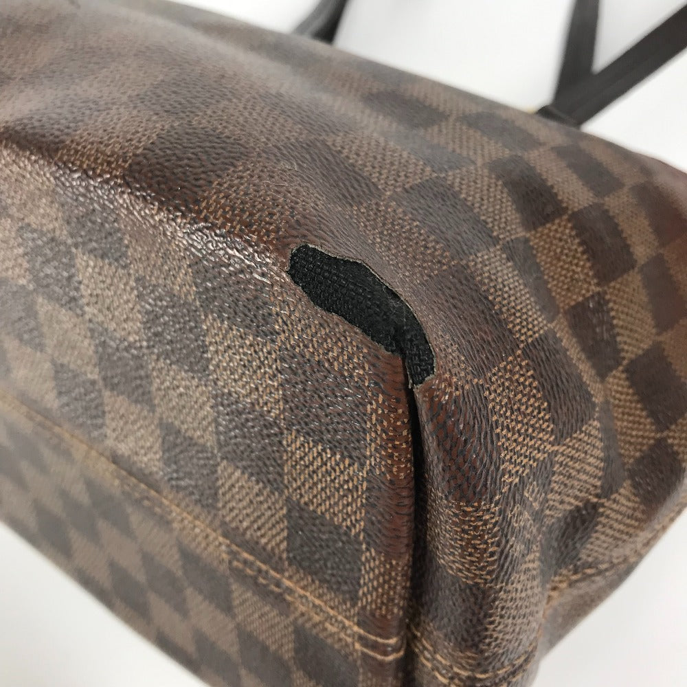 LOUIS VUITTON N41012 ダミエ イエナPM トートバッグ カバン 肩掛け ショルダーバッグ ダミエキャンバス レディース エベヌ ブラウン